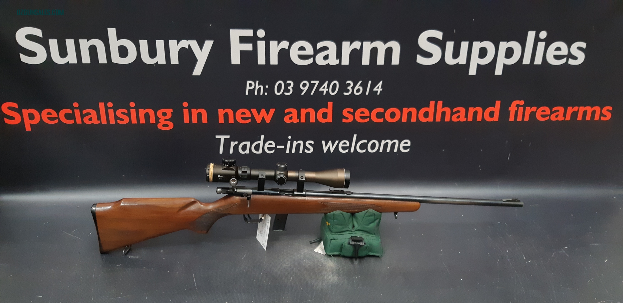 Winchester 69 A 22LR 10 Shot + Scope S/H AT179