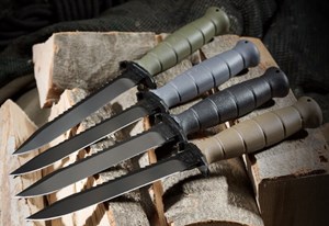GLOCK
SURVIVAL KNIFE FM81
WITH SAW
AND SHEATH 

AVAILABLE IN
KF039181 OD GREEN SPECIAL NEW $69.90
KG039180 GREY SPECIAL NEW $69.90
KB17281 BLACK SPECIAL NEW $69.90
KD039179 FDE SPECIAL NEW $69.90

May only be sold to persons over 18!
Proof of age required for all purchases for this item!