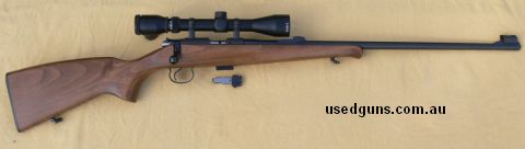 CZ 452-2E ZKM .22LR bolt action rifle fitted with Sun Optics 3-9x40 (Duplex) scope. One owner - hardly used - very good condition. Additional images available o