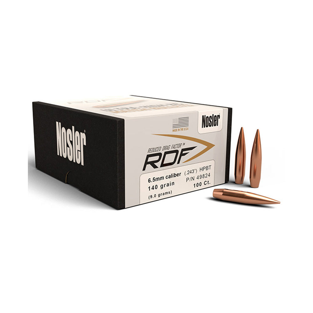 NOSLER RDF 6.5MM 140GR HPBT 100PK