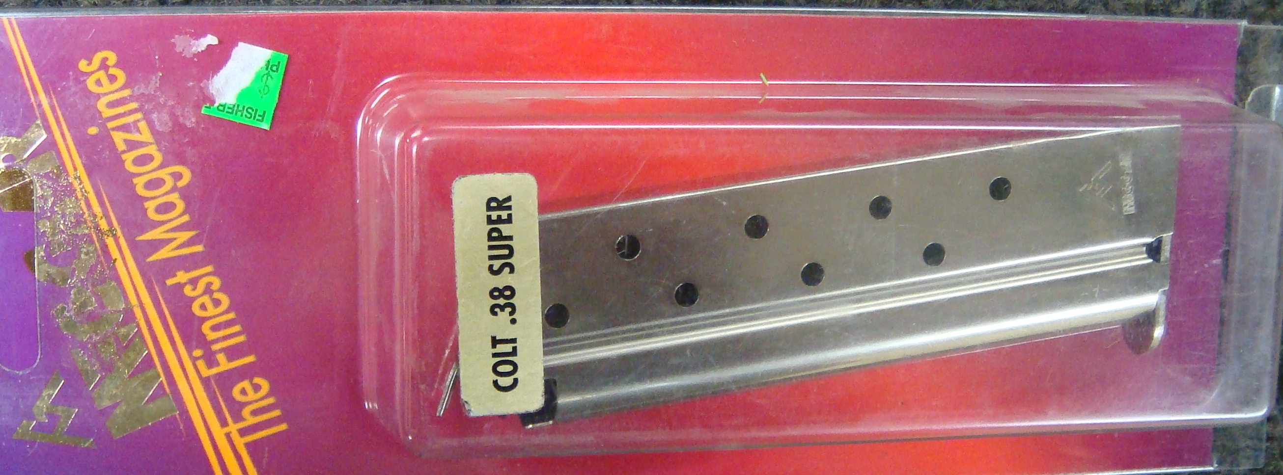 MEC-GAR Colt Government 38S 8 round Nickel