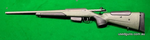 Brand new unfired tikka super varmint T3X stainless Cerakoted. 1:8 twist with 2 stage trigger. Price plus post and transfer.