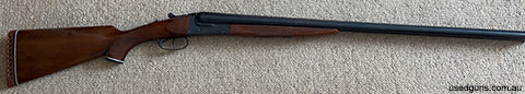 Lanber side by side 12. Flawless operation, good solid shooter. Regretful sale