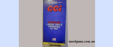 Unopened box of CCI Magnum Large Rifle Primers (250)