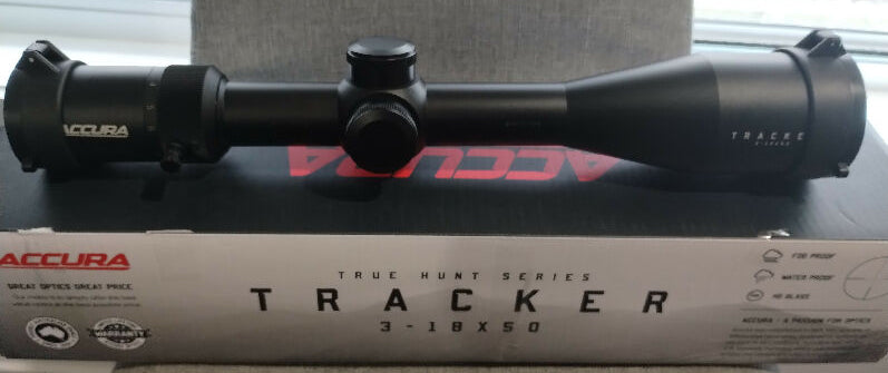 Have a really nice accura tracker scope available..more of a hunting scope,than range scope..has illuminated G4 rectile,with 6 different settings,30mm tube and 
