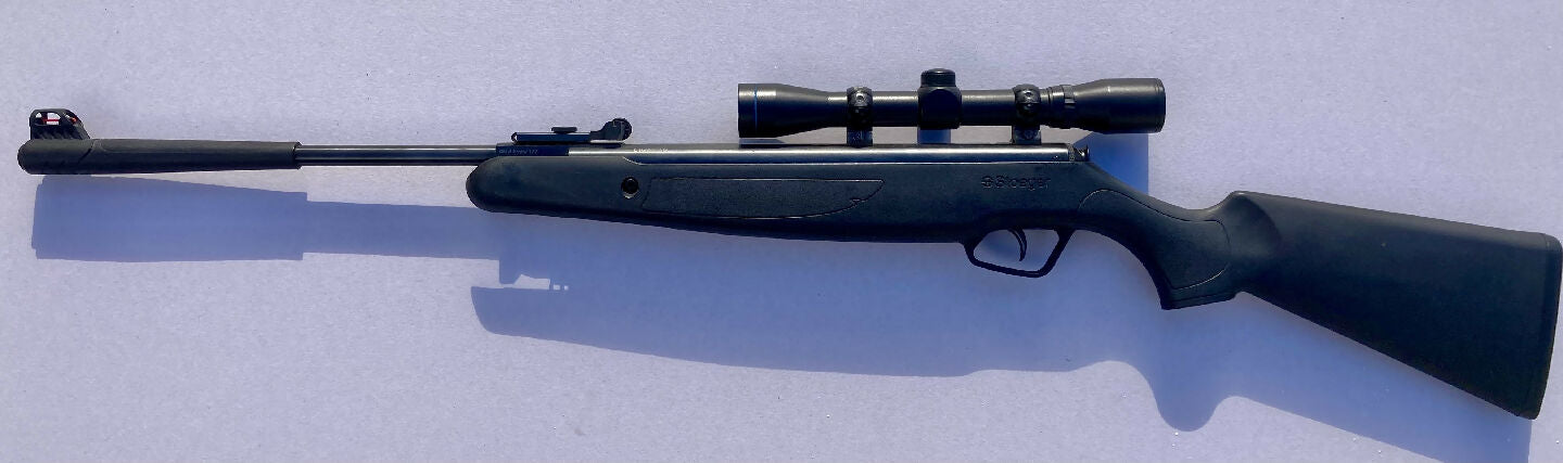 Stoeger .177 air rifle break action.