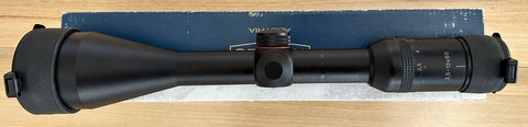 Kahles 3.5-10x50 scope with plex reticle , comes in original box and papers, optically and mechanically excellent, some ring marks in the tube. Price includes p