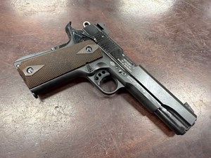 GSG
1911
22LR
10 SHOT
5 INCH BARREL
ORIGINAL BLACK FINISH
CHECKERED TIMBER GRIPS
#E015061

EXC+ $395