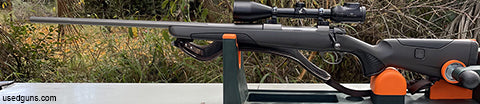 Left hand ,Detachable magazine, fired less than thirty rounds, no scope or sling included, but rings are part of the deal.