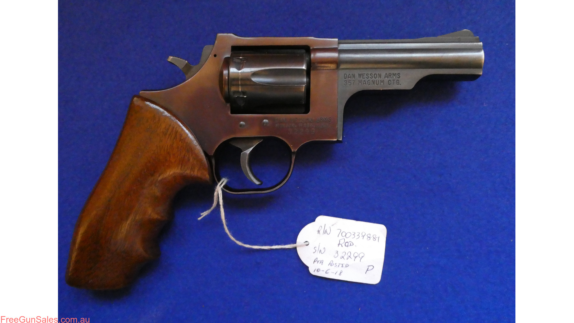 Dan Wesson 8 .357mag SN: 32299 $850 WIN2 ORANGE