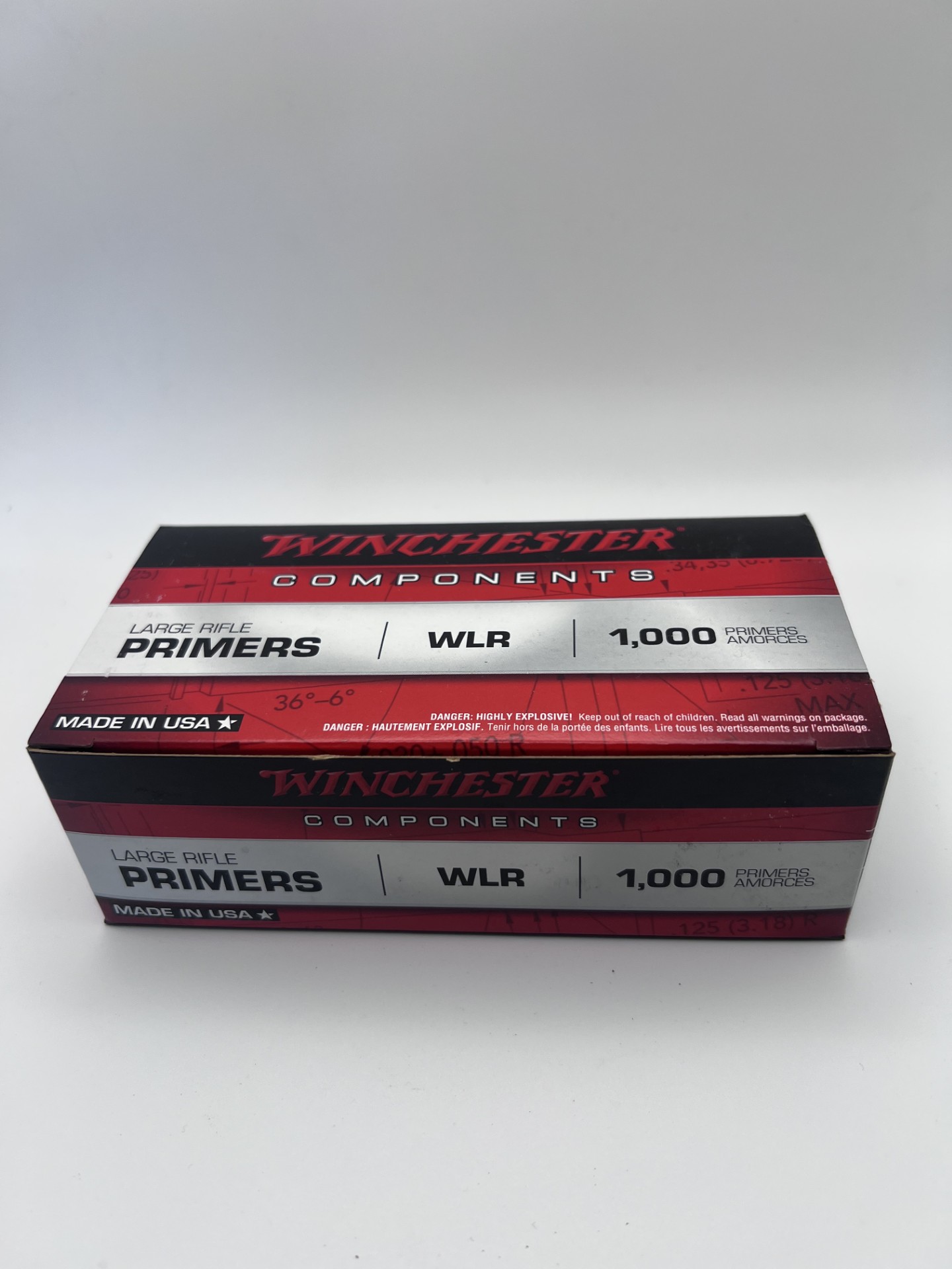 WINCHESTER LARGE RIFLE PRIMER 1000PK