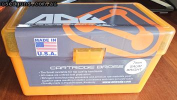 Nib, 7mm SAUM unprimed cases in x50 box.