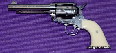 Stock Number. H 9454. Ruger Vaquero revolver in 44 Mag. Very good almost excellent condition. Comes cased.