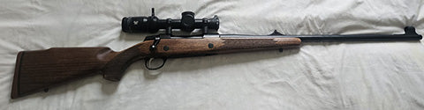 This rifle is in excellent condition and would suit a new rifle buyer. It has a round count of 30 rounds (20 Barrel Break in and 8 shots on African game as well