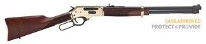 HENRY
H024-3030
SIDE GATE
30/30
5 SHOT
20" ROUND BARREL
LEVER ACTION
CHECKERED WALNUT STOCK & FOREND
BRASS FINISHED RECEIVER
SIDE GATE LOADING
SEMI BUCKHORN SIGHTS

NEW $2090