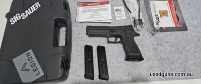 Sig X Five Legion 9mm cased with 2 x 10 round mags, comes with everything shown in the picture, bought a couple months ago, only 100 rounds through it. Selling 