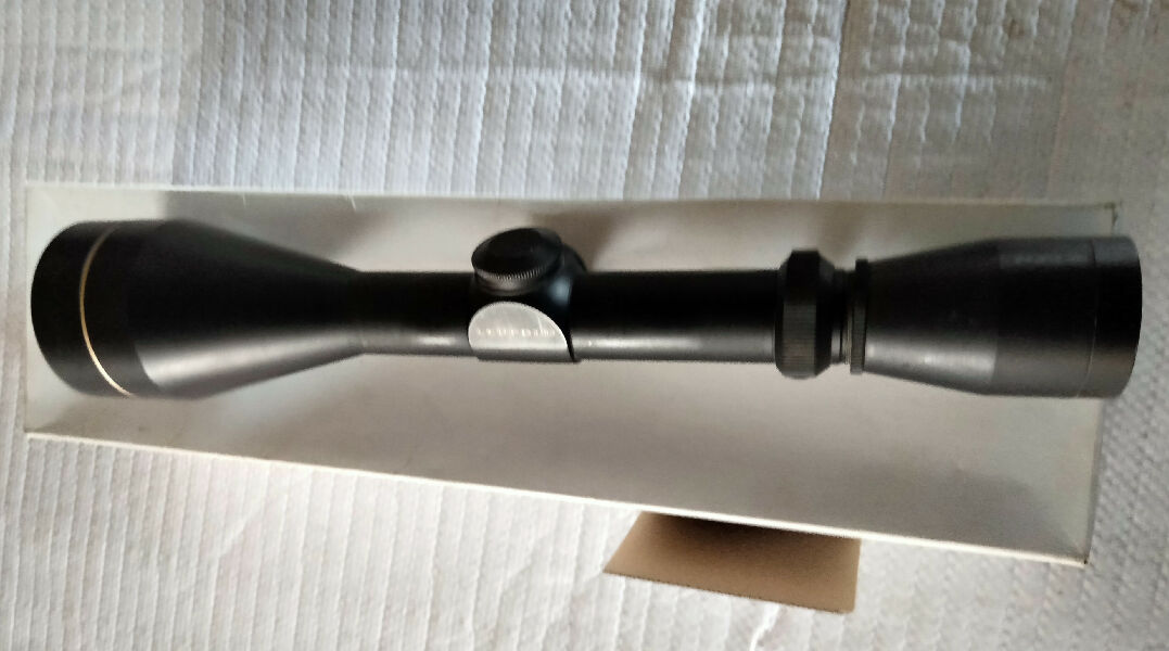 Leupold VX 1 4 to 12 ×50. Fine duplex reticle. Great lightweight compact and tough scope ideal for a knock about work rifle and more purpose oriented than new p