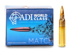 ADI
ADIWC22369SMK900
WORLD CLASS MATCH BULK
223REM, 69GR, HPBT
LOADED WITH SIERRA MATCHKING
AMMUNITION
WITH FREE METAL AMMO CAN

SPECIAL 
$1190 /PER 900