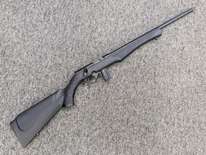 ROSSI
8122 BLACK 
22LR, 
10 SHOT
18" BARREL WITH THREADED MUZZLE
WEAVER MOUNT BASES
BLUED FINISH
BLACK SYNTHETIC STOCK

SPECIAL NEW $295