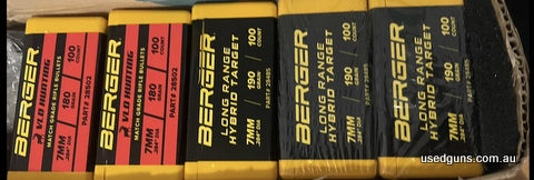3x ‚Äö√Ñ√≤100‚Äö√Ñ√¥ boxes of 190gr Long Range Hybrid Target and 2x ‚Äö√Ñ√≤100‚Äö√Ñ√¥ boxes of 180gr VLD hunting. Buyer to pay for postage