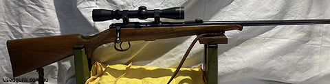 Brno Model 2, 1967 year of mfg., In good to VG condition, accurate. Comes with rings and as New Leupold scope Vx-1 2-7x33, Included period correct leather sling