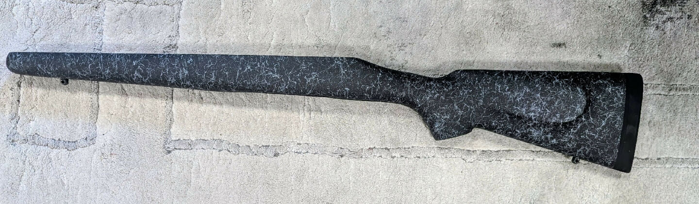 Bell & Carlsen sporter stock Black with Grey Spider web in as new condition