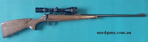 CZ 452 2E Classic, 22 LR, with Nikko Stirling 3-9x40 Mountmaster scope, mechanically fine, few storage marks on stock, original sights not included. $500 plus $