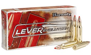 HORNADY
H82732
LEVER EVOLUTION
32 WIN SPECIAL, 165GR, FTX
POLYMER TIPPED 
AMMUNITION

$64.90 /PER 20
$292.05 /PER 100
$539 /PER 200
