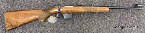 As new condition. Has factory set trigger and 5 round magazine