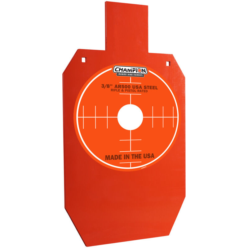 Ar500 Centrefire Rifle Steel Target 3/8" Ipsc