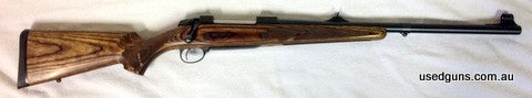 As new Sako 85 Brown Bear, 3 packets Norma Safari 570 Grain ammo, available at extra cost.