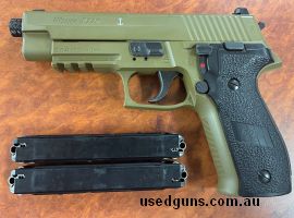 Used Sig Sauer P226 .177 Air pistol. In good condition. 3 magazines. Price includes postage to Dealer