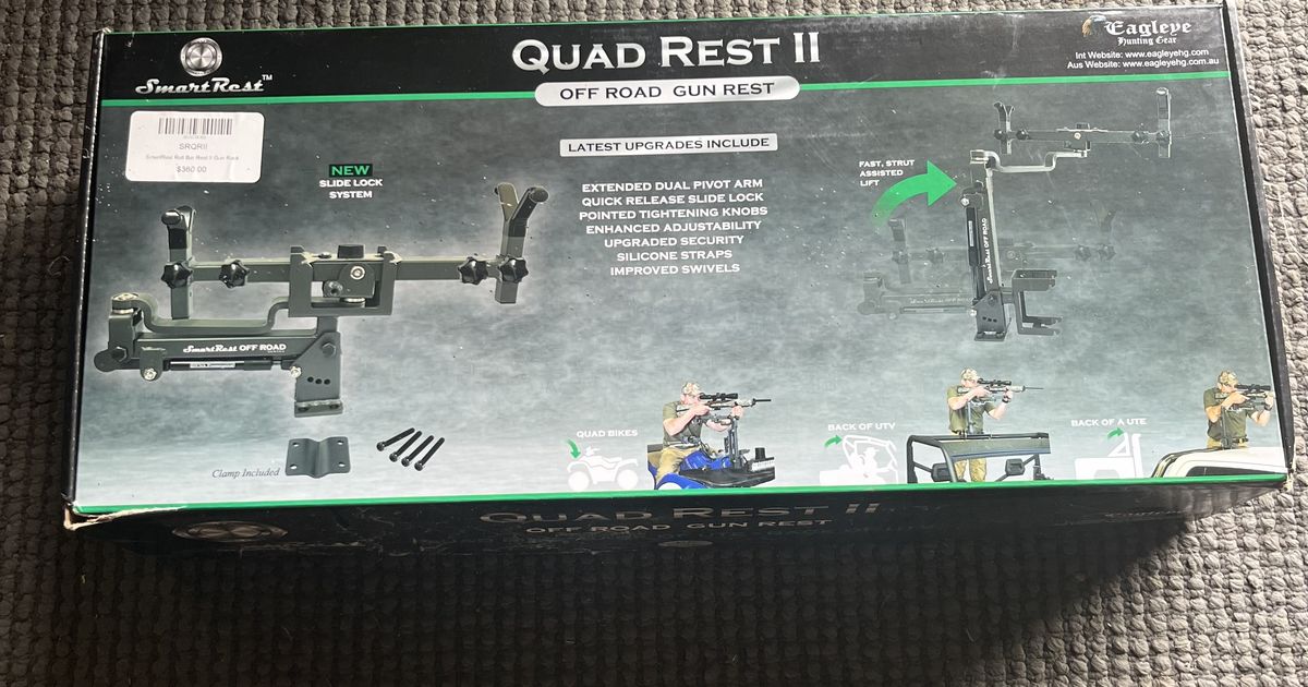 smart rest quad rest 3 and Smart rest light mount