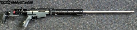 Very good condition McMillan Bros Tubb 2000 rifle chambered in 6 XC. Sports a 33 inch barrel. Excellent long range target rifle. Ergonomic adjustable buttstock.