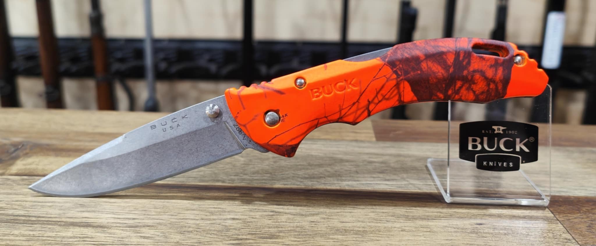 Buck Bantam Orange Head Hunter Folding knife