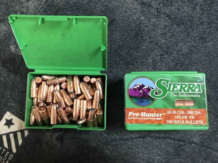 Sierra 30/30 projectiles