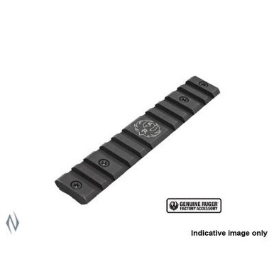 RUGER AMERICAN RIMFIRE PICATINNY SCOPE BASE RAIL NO SCREWS INCLUDED - SKU: RPR08810