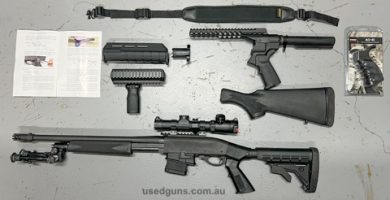 Remington 7615 300 blackout pump , Less than 50 rounds at range only. Scope , Muzzle break, bipod, Mag and accessories as per photo included in the price. Few l