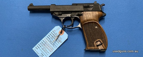 Safari Firearms Handgun Sale! Very good condition Walther P1 in 9mm. Woodwork in good nick, metalwork has some scuffs otherwise nice classic Walther.