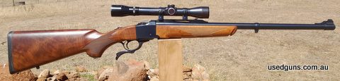 Basically un-marked No.1 in a classic caliber. Crisp 3lb trigger. Only really ever shot reduced cast bullet loads.