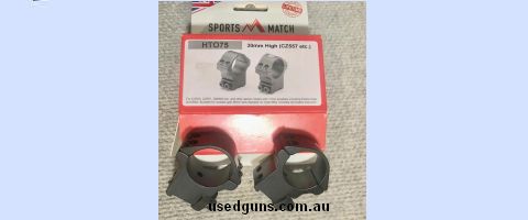 Sportsmatch CZ 550/557 rifle 30mm high 2 piece mounts. UK made quality alloy mounts. HT075. Phone 0429849007. If reply by email please forward return phone numb