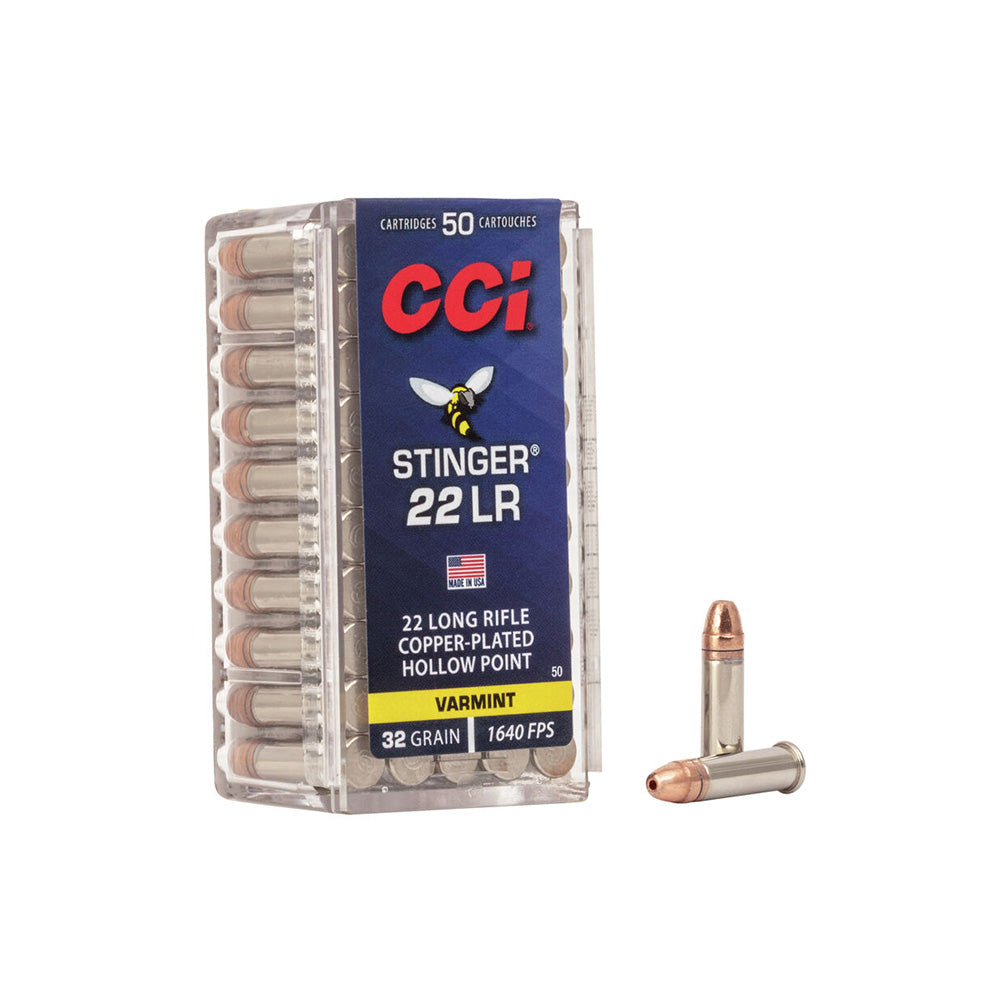 CCI 22LR STINGER 32GR CPHP 1640FPS • Pack 50 - Brick price $160.00