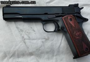 This pistol has been a safe queen for many years. Good condition and tight action. Barrel in excellent condition. It is held on a collectors license.
