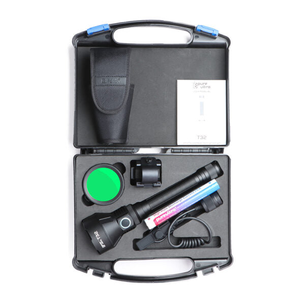 PUREULTRA TORCH HUNTING KIT 3200LM 1150M THROW T32
