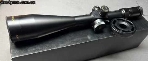 As new, unused in the box Japanese made Lynx 10-50x60 rifle scope. Side parallax adjustment down to 15m. 1/8 MOA clicks. $15 post Australia Wide. 2 month lay-by