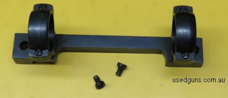 Ref: S96SM. Swedish Mauser Mod 96 Scope Mount with screws, in good condition. What you see is what you get. Yes, this is our best price. Postage & handling $20.