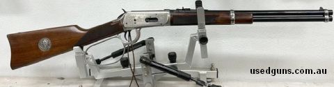 Winchester 94 John Wayne Commemorative in 32-40 win. Unfired and in Excellent condition. More photos available on request. Price does not include postage or ins