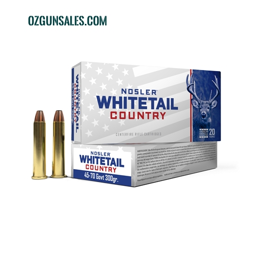 Nosler Whitetail 45-70GOVT 300gr SW - 200 Rounds