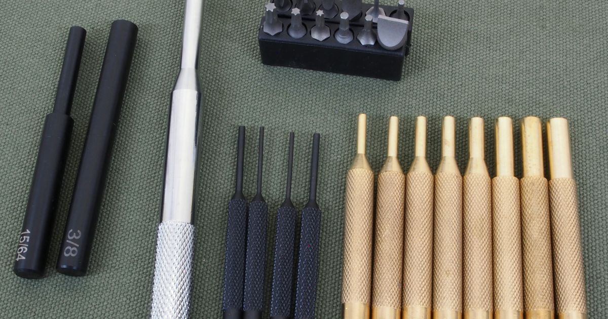 GUNSMITH PIN PUNCH TOOL SET
