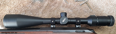 Meopta Meopro 6.5-20x50 Mounted on my 204 for 40 rounds and sat in the safe for 3 years, as new condition, 1 inch tube, BDC reticle, plus post